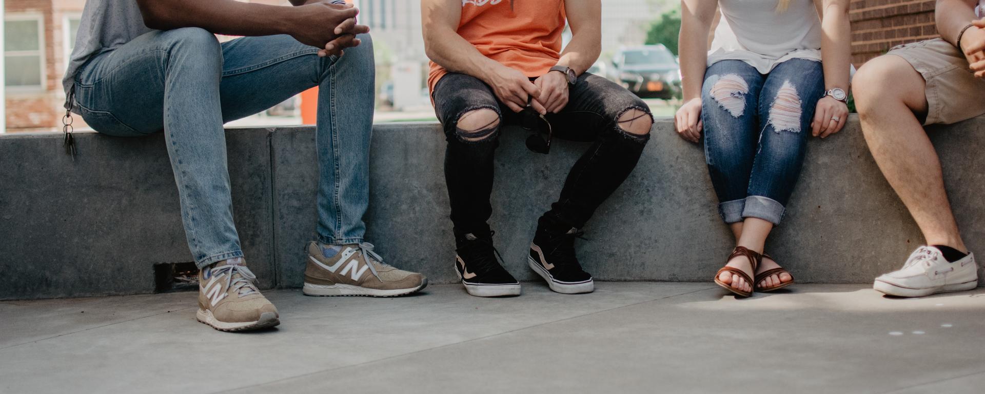 Students sitting