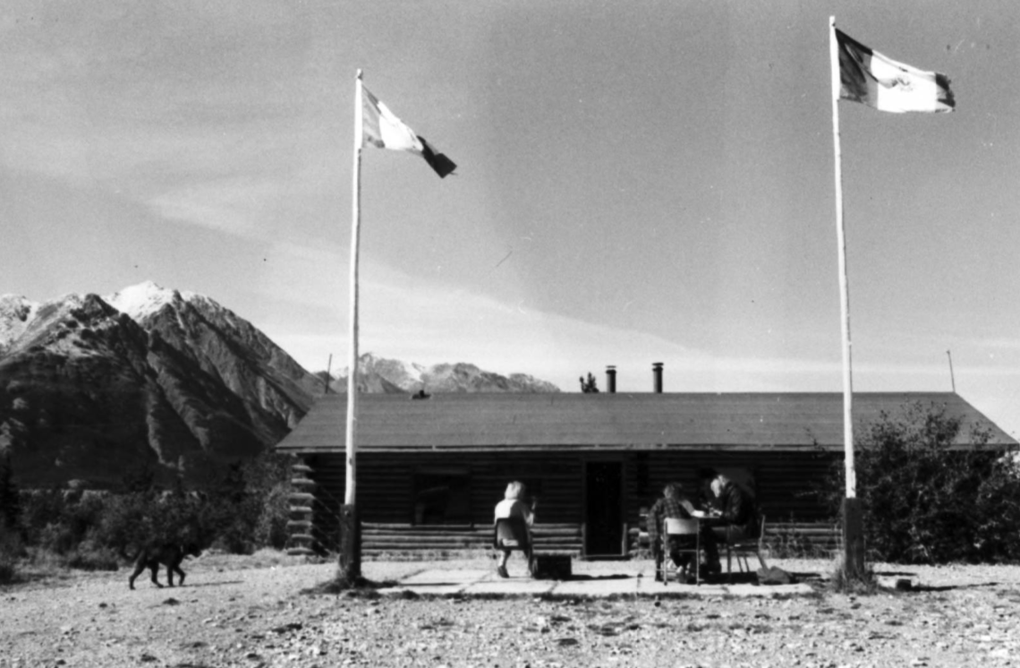 Image of the Walter Wood Building at Kluane Lake Research Station, managed by the Arctic Institute of North America.