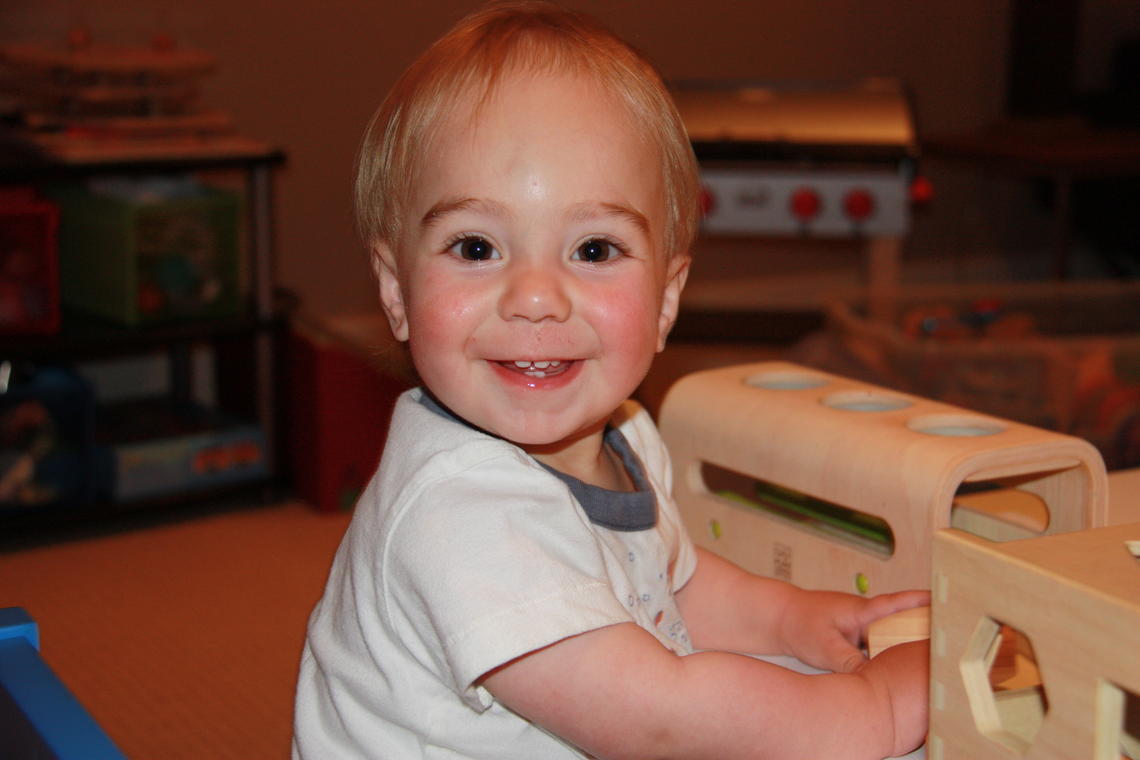 Smiling Child Playing