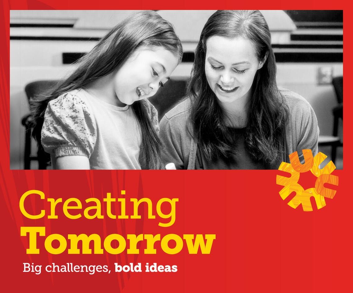 A creating Tomorrow poster