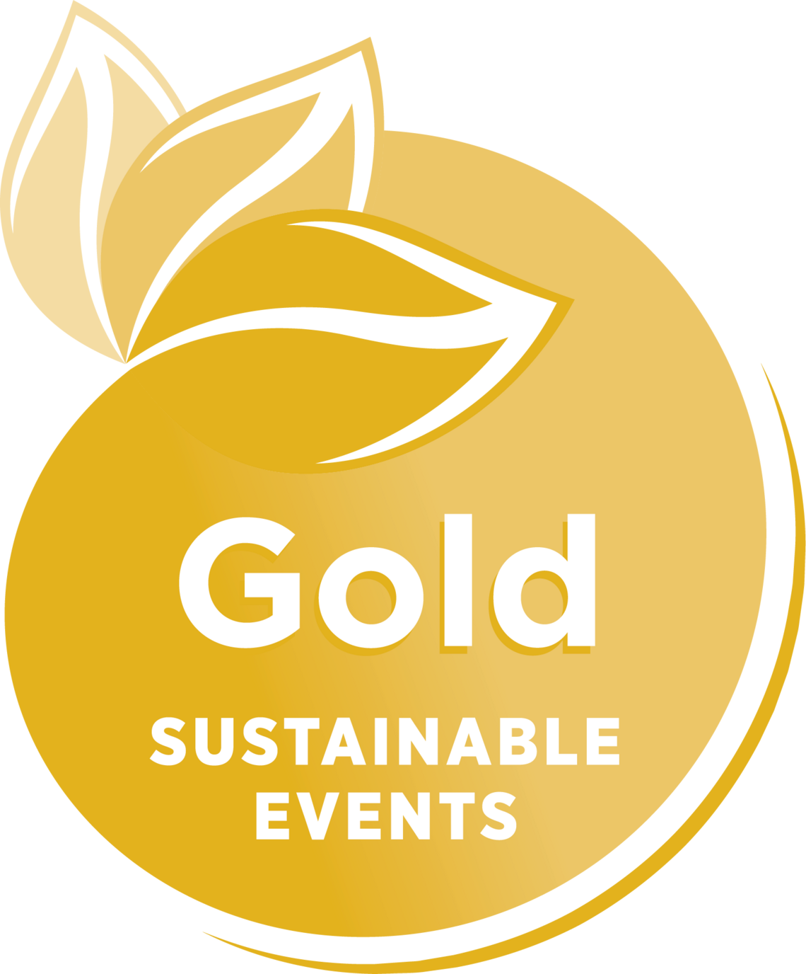 Gold Sustainable Events Badge