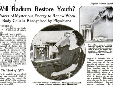 Radium product advertisement