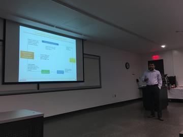 Presentations by attending researchers about state-of-the-art research in their research fields