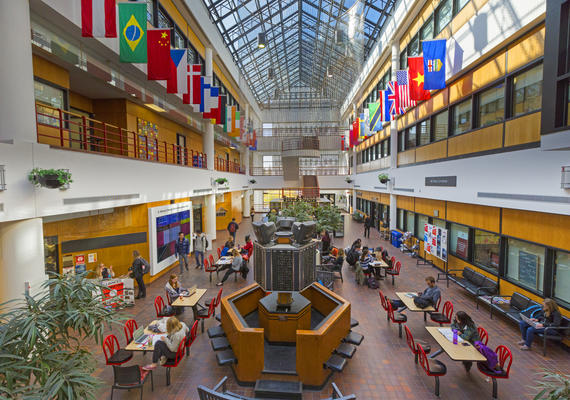 Image from inside UCalgary's Scurfield Hall