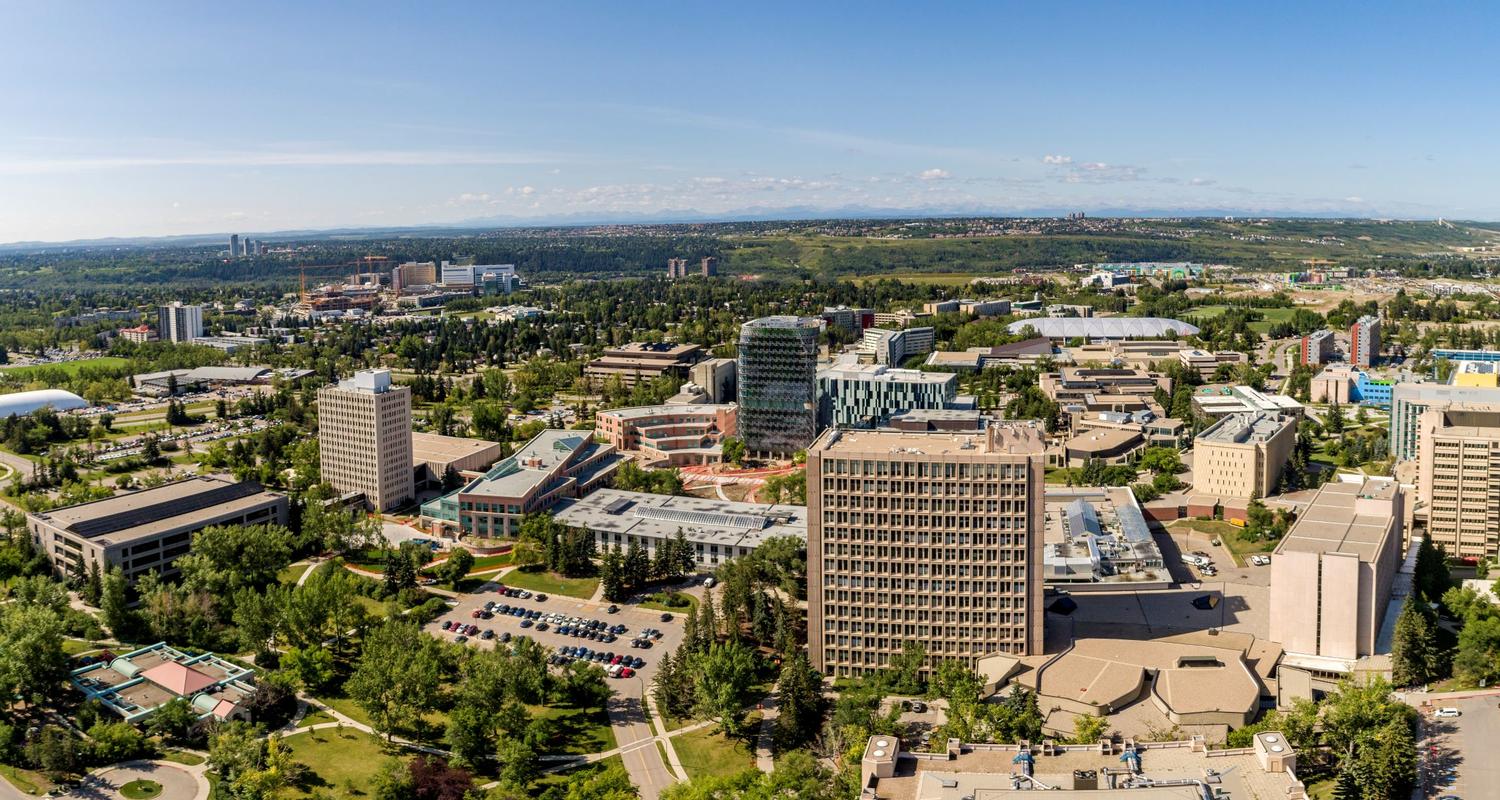 University of Calgary ariel photo
