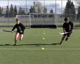 Athletes performing skate jumps